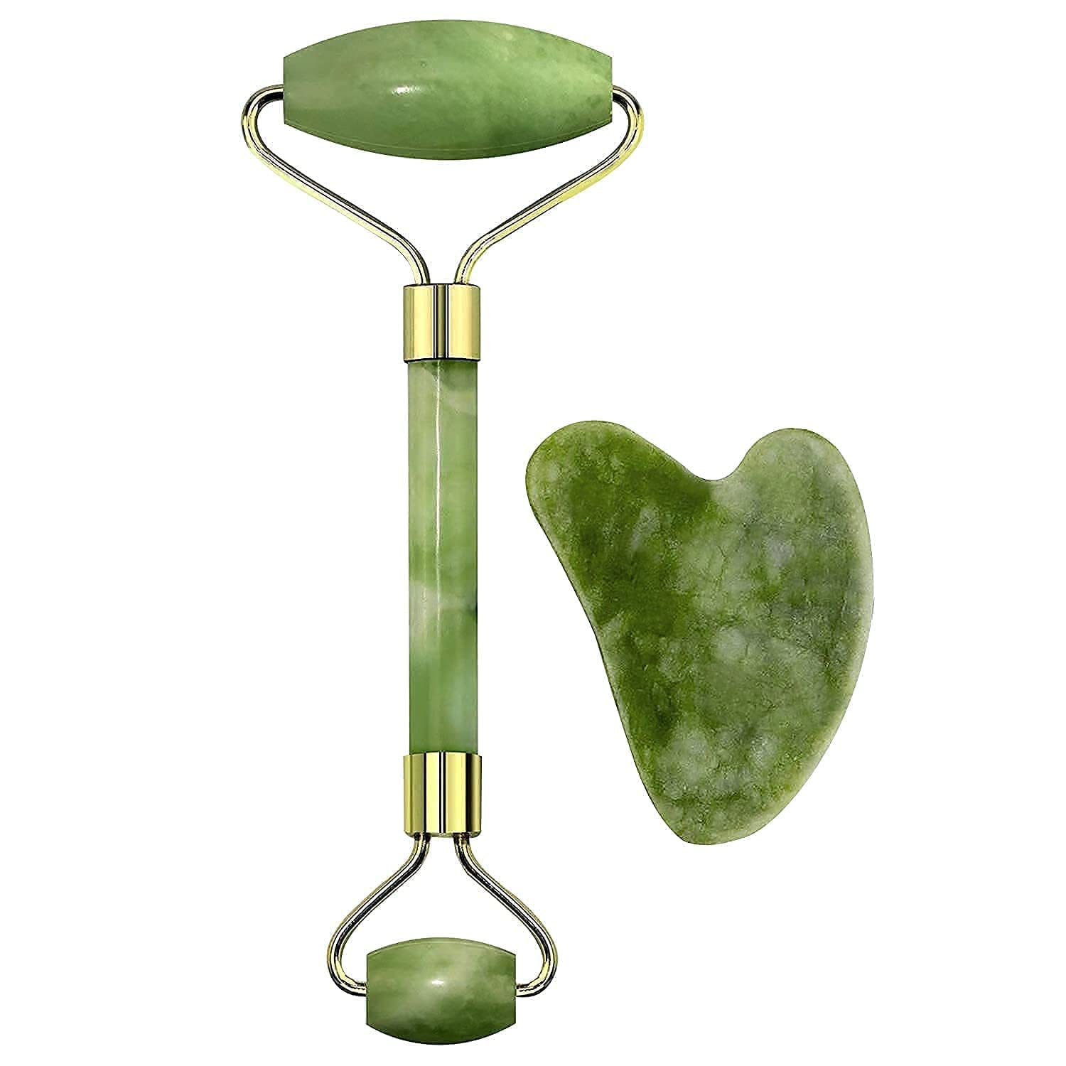 Face Massager Roller Natural Jade Stone